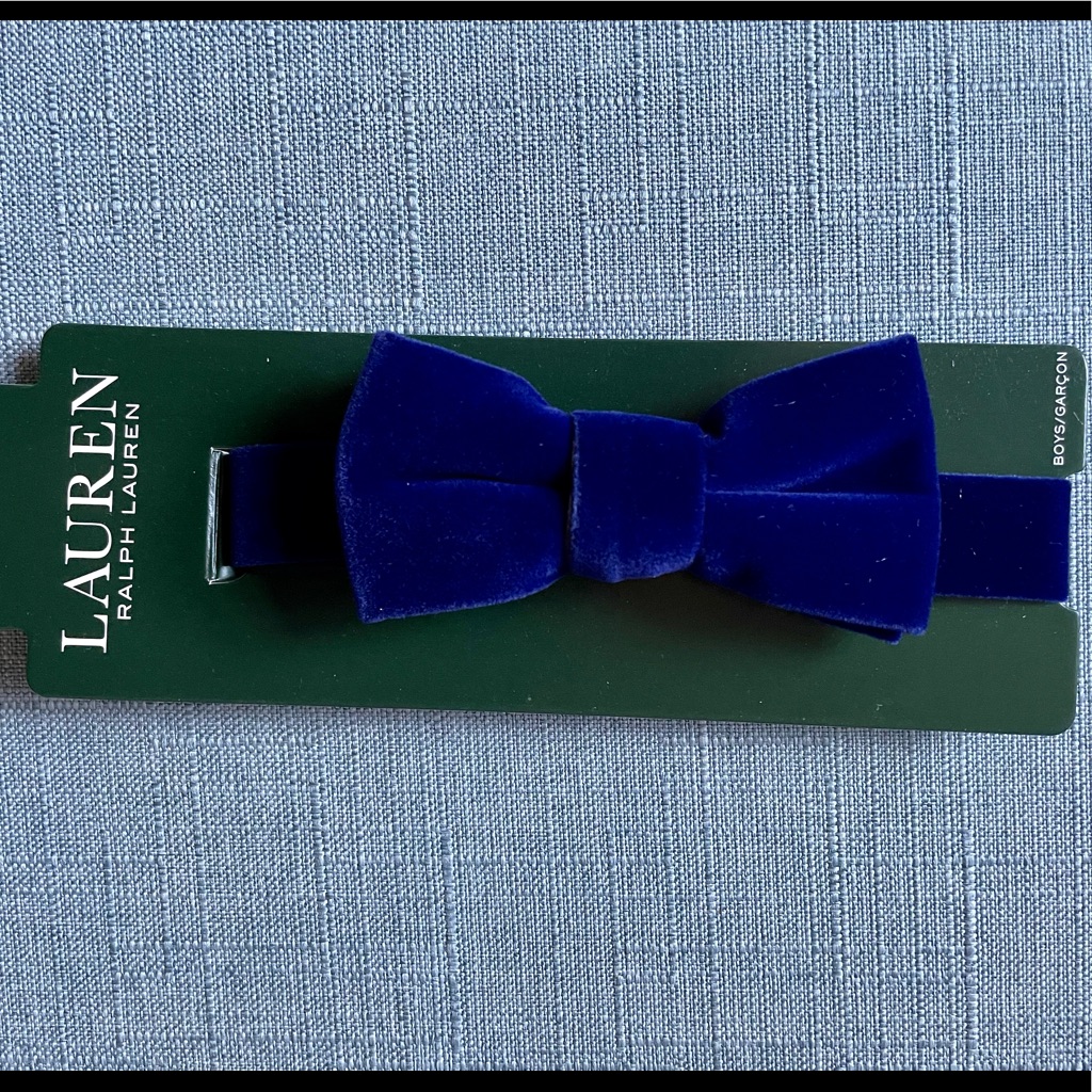 Brand New Ralph Lauren Velvet Bow